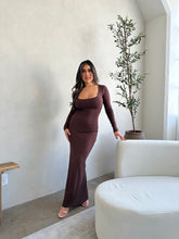 Load image into Gallery viewer, Annalise Maxi Dress - Chocolate
