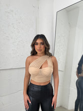 Load image into Gallery viewer, Karla Mesh Top - Nude

