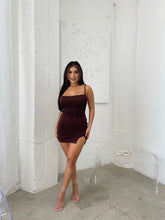 Load image into Gallery viewer, Late Nights Dress - Dark Brown
