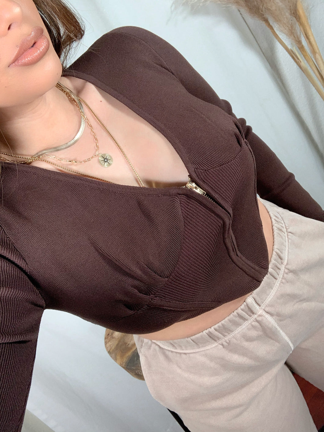 Kourtney Top - Chocolate