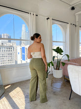 Load image into Gallery viewer, Emily Cargo Pants - Olive

