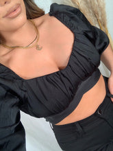 Load image into Gallery viewer, Shyla Wrap Top - Black

